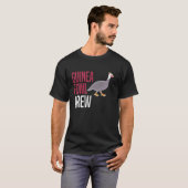ギニアホロホロ鳥 チキン 鳥の仲間たち Tシャツ (正面フル)