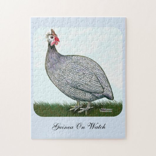 ギニアラベンダーオンウォッチ ジグソーパズル (縦)