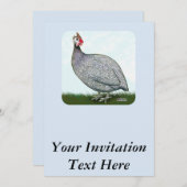 ギニアラベンダーオンウォッチ 招待状 (正面/裏面)