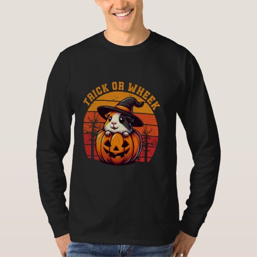 ギニア不気味モルモットハロウィンクールー Tシャツ (正面)