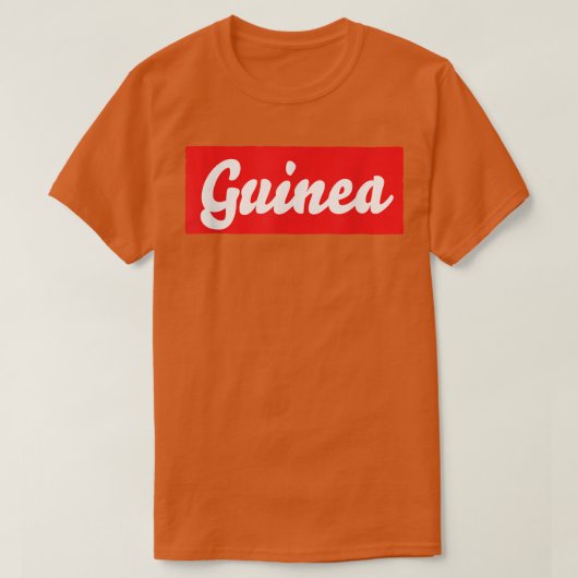 ギニア共和国ギニア伝統 Tシャツ (デザイン正面)