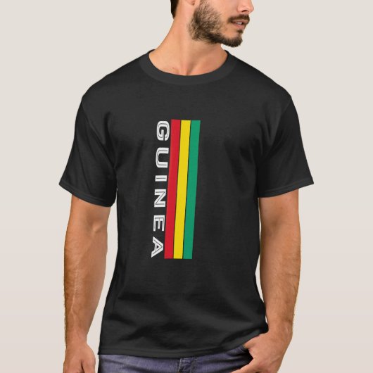 ギニア国旗の色 Tシャツ (正面)