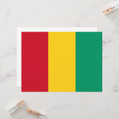 ギニア国旗（アフリカの国） カード (正面/裏面インサイチュ)