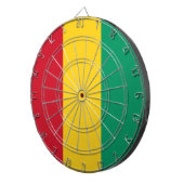 ギニア国旗（アフリカの国） ダーツボード (正面右)