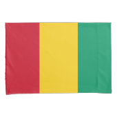 ギニア国旗（アフリカの国） 枕カバー (正面右)