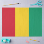 ギニア国旗（アフリカの国） 薄葉紙 (クラフト)