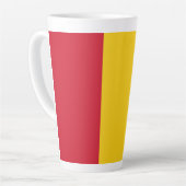 ギニア国旗 カフェラテマグ (左アングル)