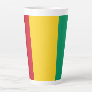 ギニア国旗 カフェラテマグ