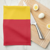 ギニア国旗 キッチンタオル (四つ折り)