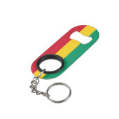 ギニア国旗 キーホルダー栓抜き (裏面アングル)