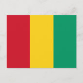 ギニア国旗、ギニア国旗 ポストカード (正面)