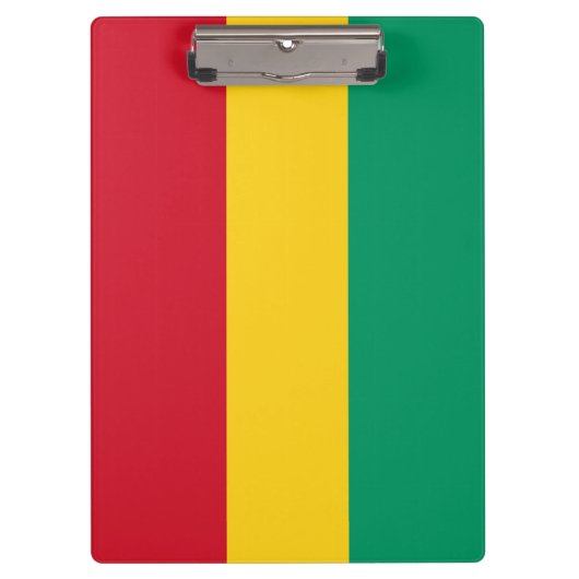 ギニア国旗 クリップボード (正面)