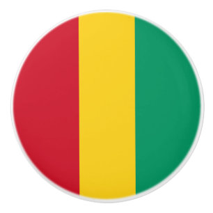ギニア国旗 セラミックノブ