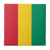 ギニア国旗 タイル (正面)