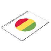 ギニア国旗 ノートブック (左側)