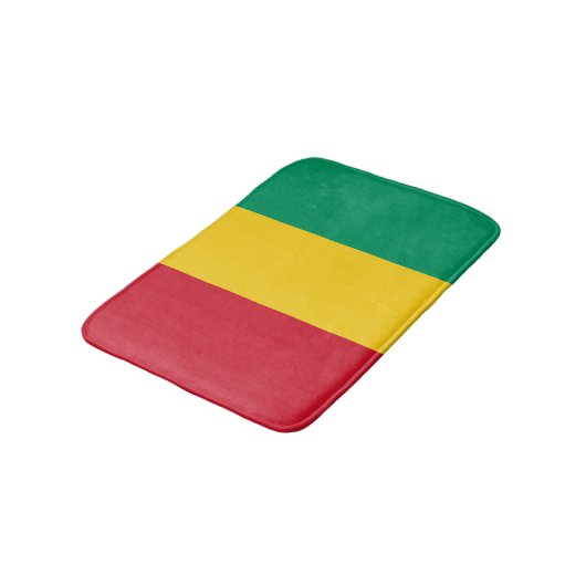 ギニア国旗 バスマット (アングル)