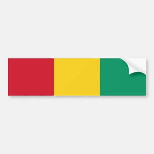 ギニア国旗 バンパーステッカー