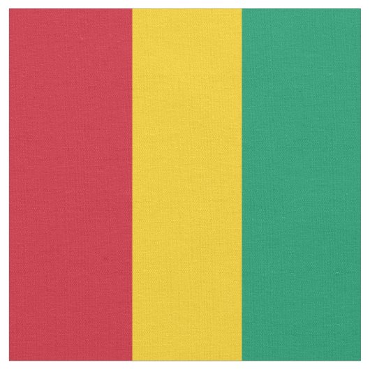 ギニア国旗 ファブリック (クローズアップ)