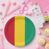 ギニア国旗 ペーパープレート (パーティー)