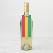 ギニア国旗 ボトルネックタグ (ボトル)