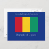 ギニア国旗 ポストカード (正面/裏面)