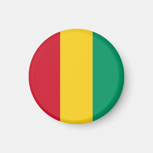 ギニア国旗 マグネット (正面)
