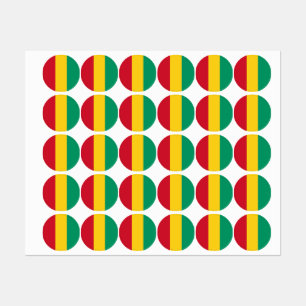 ギニア国旗 ラベル