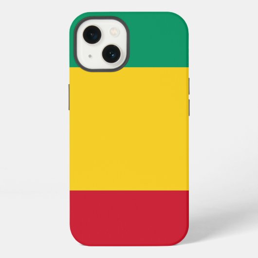 ギニア国旗 iPhoneケース (裏面)