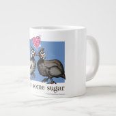 ギニア砂糖の余分な大きなモルモット ジャンボコーヒーマグカップ (正面右)