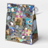 ギニア豚の写真コラージュ、パーティーの好意ボックス フェイバーボックス (裏面サイド)