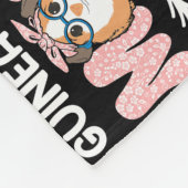 ギニア豚の女性おもしろいの齧歯動物 フリースブランケット (角)