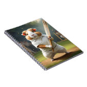 ギニア豚クリケット：白い服 ノートブック (右側)