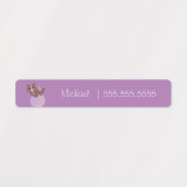 ギニア豚スクールクラスのランチネーム番号ラベル ラベル (デザイン1)