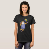 ギニア豚バレーボール選手バレーボール Tシャツ (正面フル)