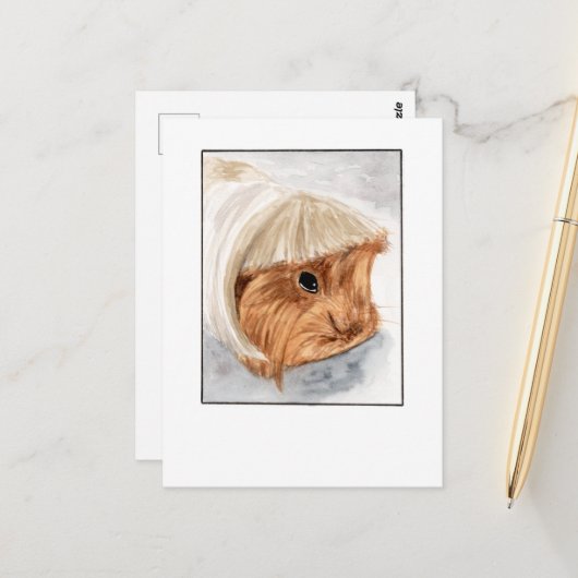 ギニア豚ペット自撮り – DNMポストカード ポストカード (正面/裏面インサイチュ)