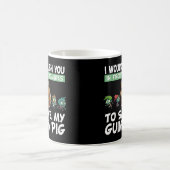 ギニア豚ママパパおもしろいピギー恋人かみケージ10 コーヒーマグカップ (中央)