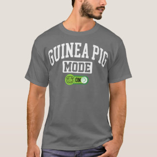 ギニア豚モードおもしろいオンペットギニア豚の恋人 Tシャツ