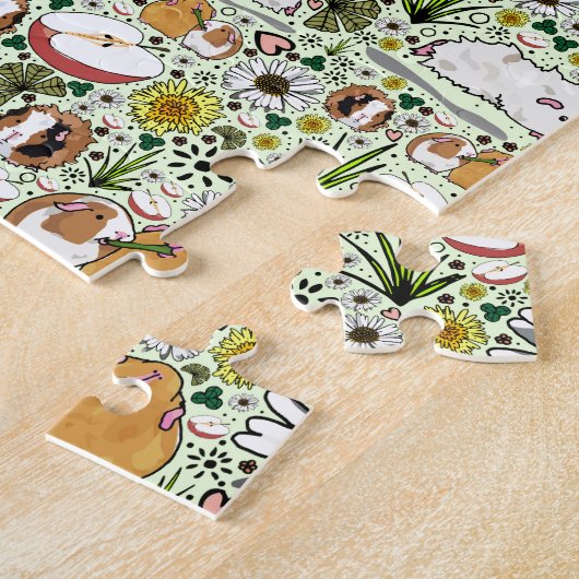 ギニア豚 ジグソーパズル (側面)