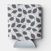 ギニア鳥かわいい鳥のパターン 缶クーラー (裏面)