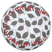 ギニア鳥のパターン ソフトボール (正面左)