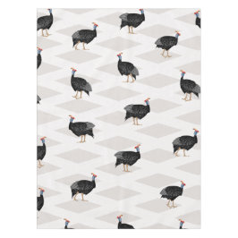 ギニア鳥の鳥のパターン幾何学的 テーブルクロス