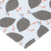 ギニア鳥の鳥のパターン テーブルクロス (アングル)