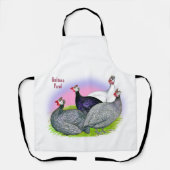ギニア鳥カルテット エプロン (正面)
