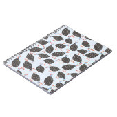 ギニア鳥パターン ノートブック (左側)