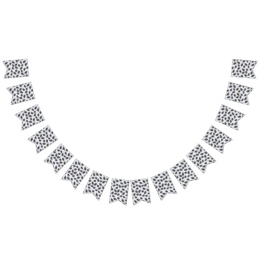 ギニア鳥パターン バンティングフラッグ (全)