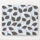 ギニア鳥パターン マウスパッド (正面)