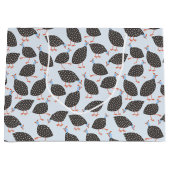 ギニア鳥パターン ラージペーパーバッグ (正面)