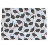 ギニア鳥パターン ラージペーパーバッグ (裏面)