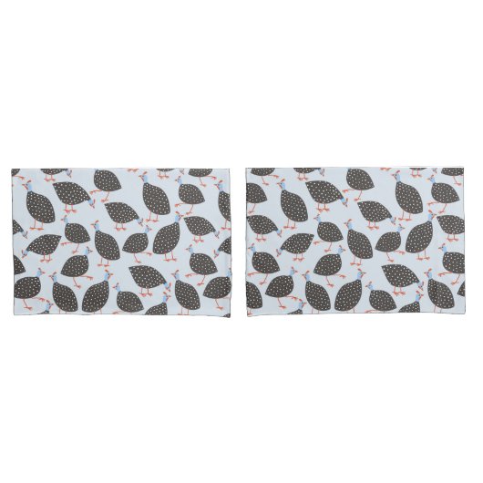 ギニア鳥パターン 枕カバー (フロントセット)