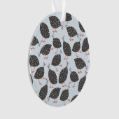 ギニア鳥 オーナメント (正面)